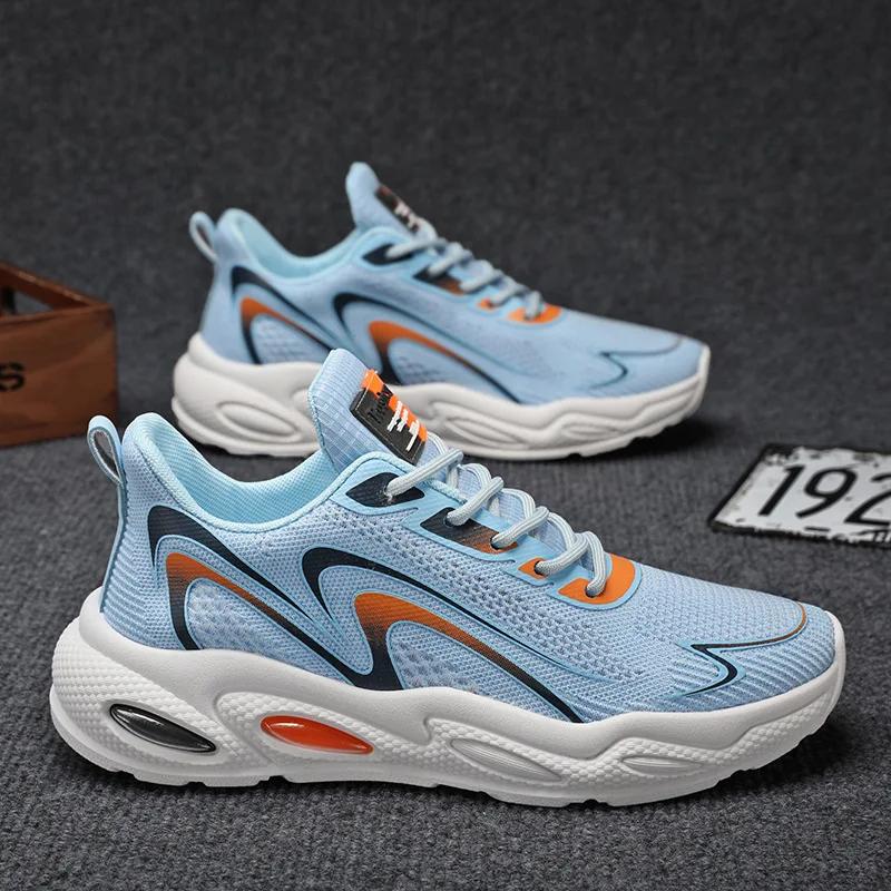 

Fashion Mesh breathable men s casual shoes new comfortable and versatile sports shoes lightweight and trendy running shoes sneakers men 44