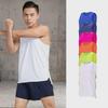Colete Fitness Masculino Sem Mangas de Secagem Rápida - Tamanho Grande para Corrida e Maratona