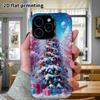 Phone Case: 2D Flat Design Suitable for iPhone 18 17 16 15 14 13 Pro Film Protective Case, Couple Style, Colorful Candy, Christmas and Halloween Holid