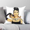 Breakfast Audrey Hepburn Square Pillowcase Polyester Linen Velvet Creative Decorative Pillow Case Sofa Seater Cushion Cover