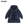 M.Latin Kids' Winter Colorblock Mid-Length Down Jacket