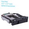 Dual Bay 3.5  + 2.5  Inch SATA III Hard Drive HDD & SSD Tray Caddy Internal Mobile Rack Enclosure Docking Station with