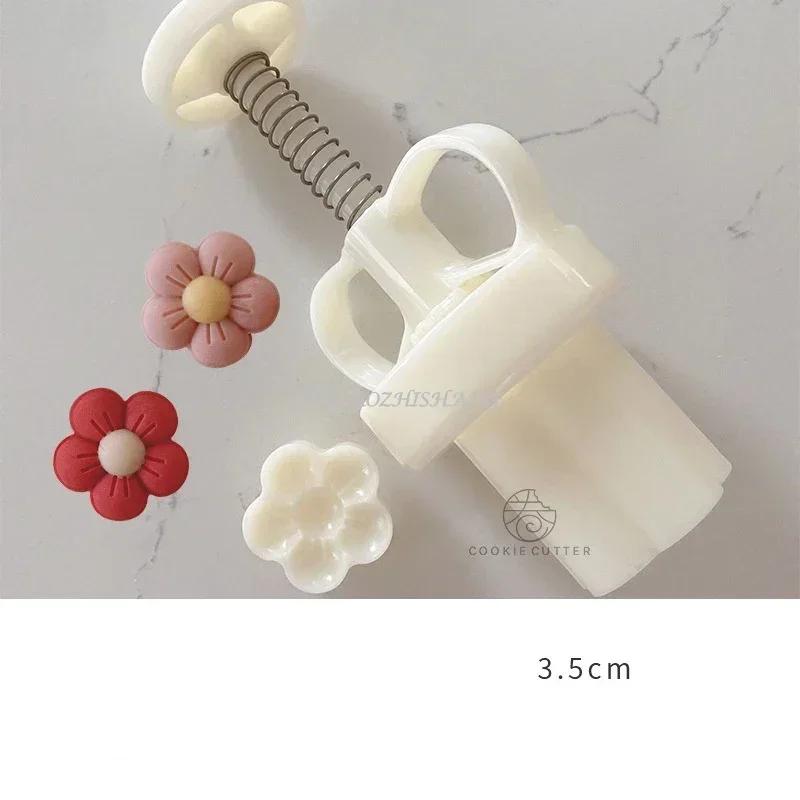 15g20g Mini Sweet-scented Osmanthus Mid-Autumn Festival Flower Moon Cake Mould Chinese Cake Mould Mini Pastry Hand Pressing Mold