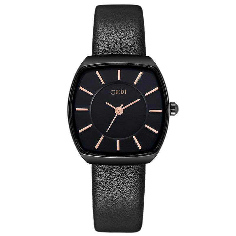 

Женские часы простые повседневные студенческие водонепроницаемые кварцевые часы новые модные женские часы бочкообразного типа для женщин