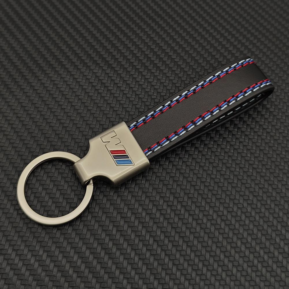 Luxury Leather Car Keychain for BMW M Sport E39 E46 E90 E60 E30 E36 E87 E53 F15 F16 F20 F30 X3 X5 X6 Z3 Z4 M2 M3 M4 M5 Keyring ulbn07