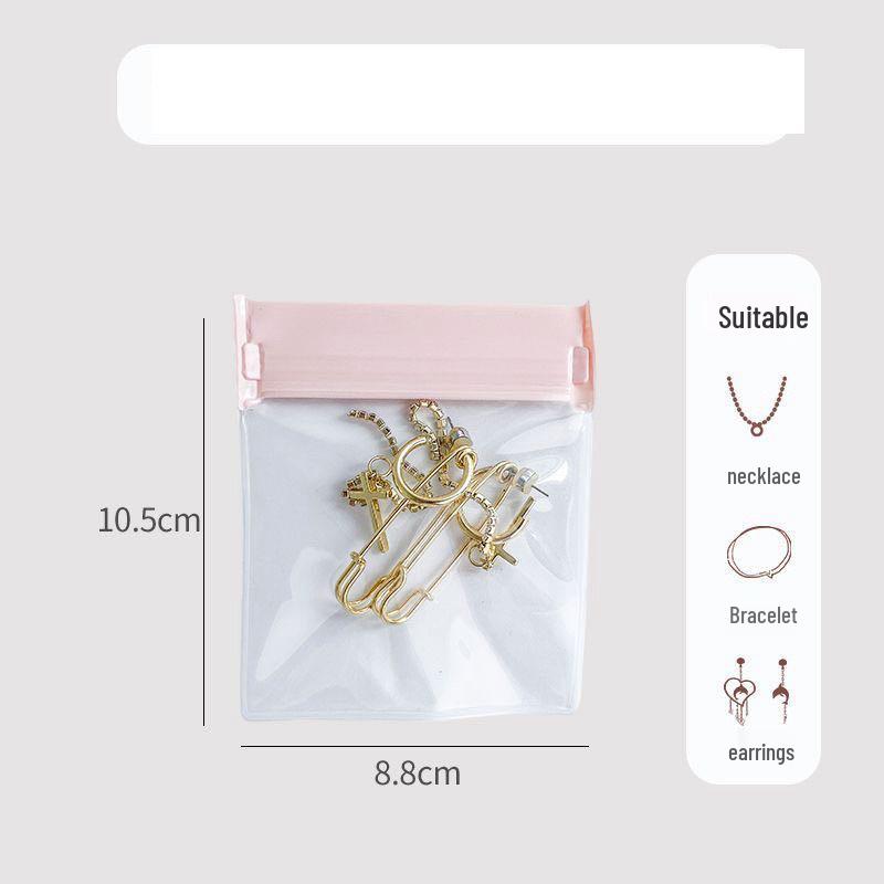 EVA 50 Silk Transparent Jewelry Storage Bag: Anti-Oxidation Seal for Earrings, Necklaces, Bracelets