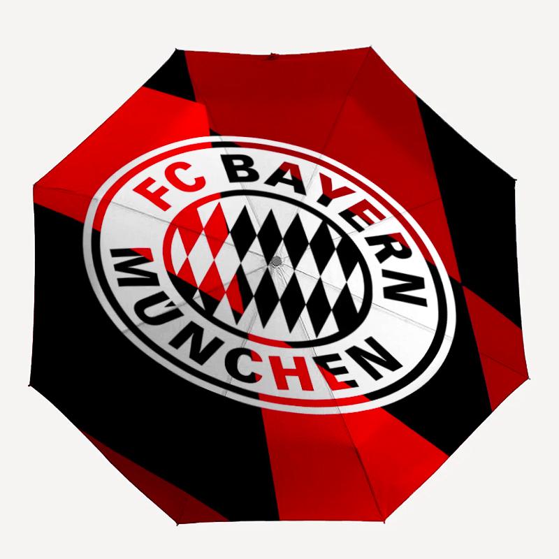 1pc B-Bayern Munich (8) Umbrella, Sun Protection, And UV Shielding. It Has Eight Sturdy Ribs for Outdoor Use And Perfect As a Holiday Gift