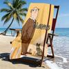 Custom Name Personalized Alfons Aberg Print Beach Towel, for Trip Camping Beach Party Home Decor, Birthday Gift for Family & Friends