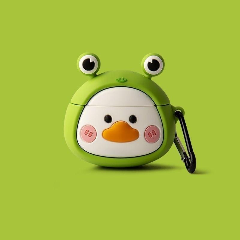 3D-Silikon für OPPO Enco Air-Hülle, Cartoon-Silikon-Schutzhülle für die drahtlose Bluetooth-Kopfhörerhülle von oppo Enco Air2