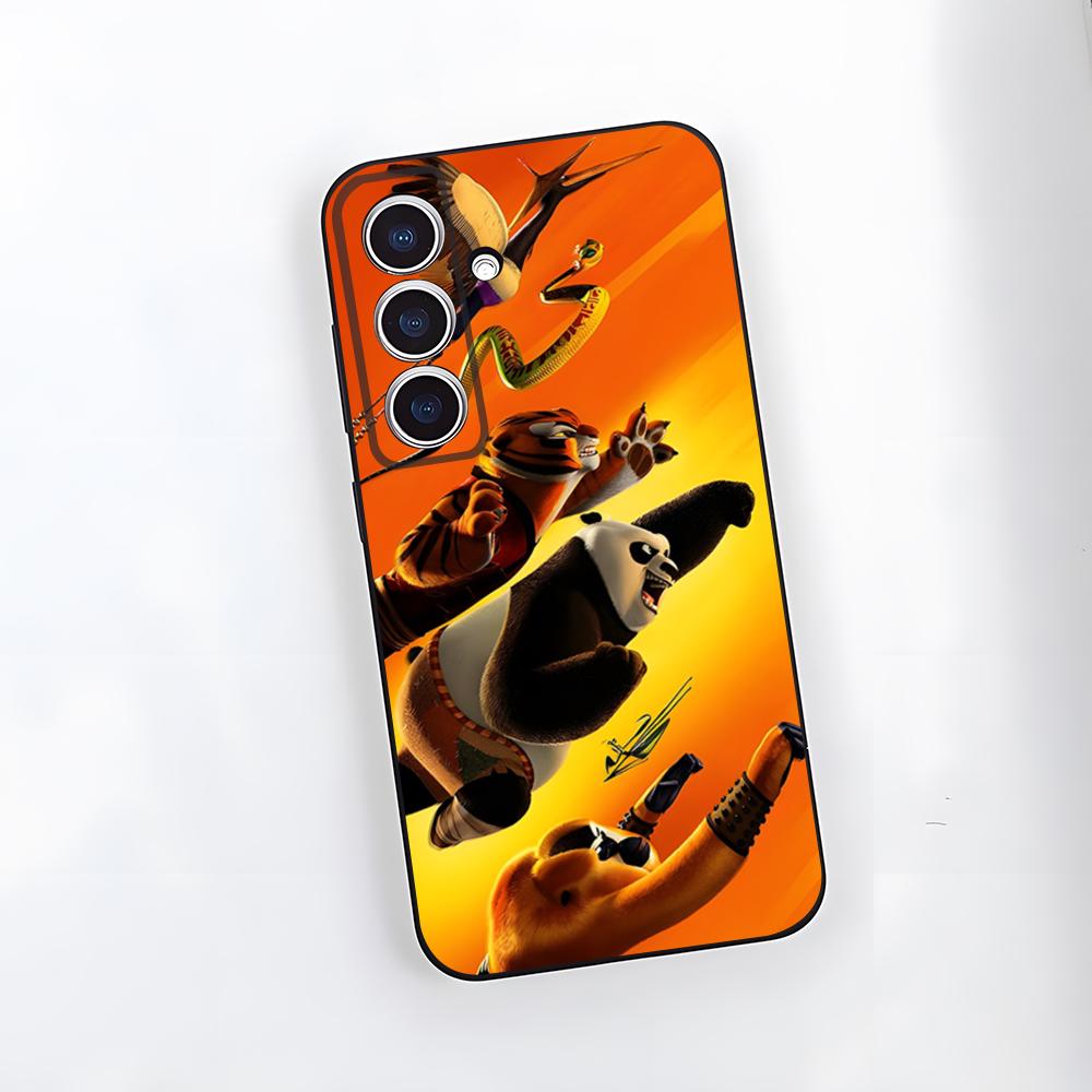 K-Kung Fu Panda Phone Case For Samsung A25 A13 A33 5G A54 A36 A35 A56 A52 A14 Shockproof Soft Cover