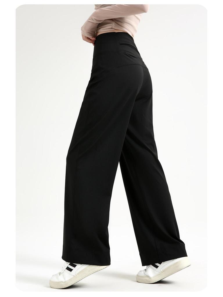 Tall Women's Wide-Leg Flowy Yoga Pants - Slimming, Casual, Fitness & Running