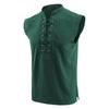 Amazon Medieval Viking Sleeveless Shirt Gothic Victorian Men's Loose Top T-Shirt