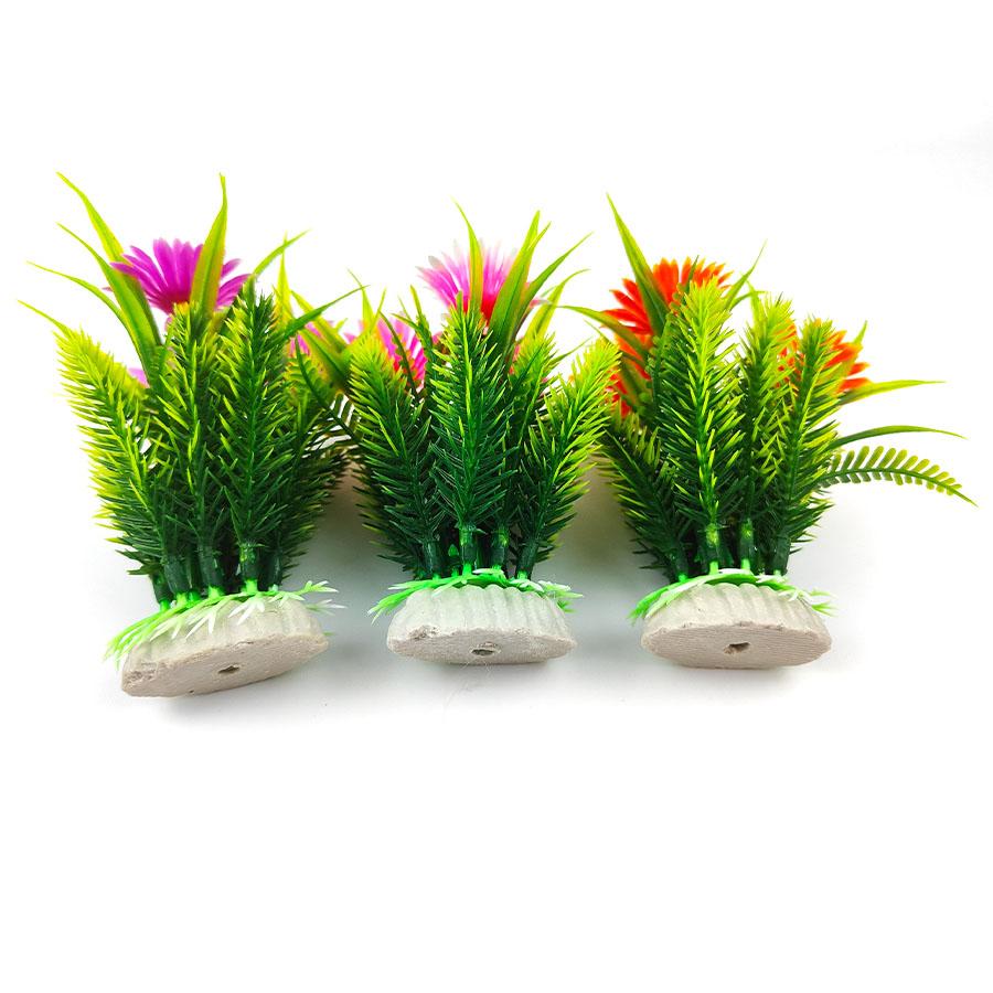 Ozdoba do akvária Simulace vodní trávy Plastové umělé akvarijní ryby Rostlina pro dekoraci Pozadí Rostliny