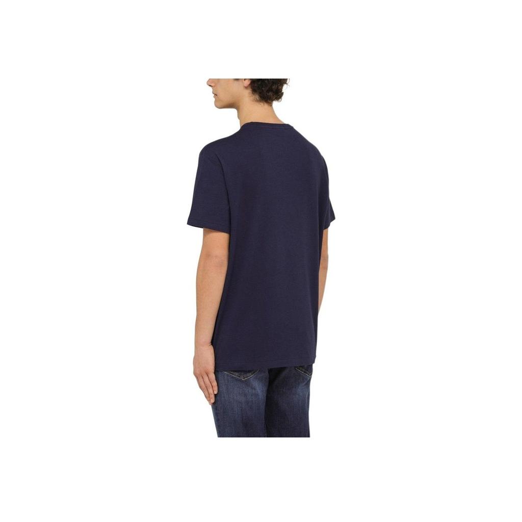 Polo Ralph Lauren Kids T-Shirt With Letter Logo Round Neck Short Sleeve Kids Tops Navy-Blue 323853828-027