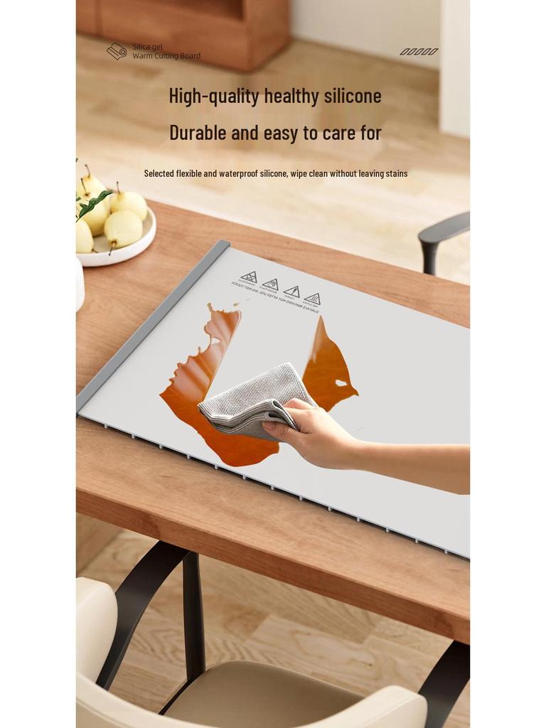Winter Silicone Multifunctional Food Warmer - Intelligent Constant Temperature Dining Table Insulation Board