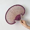 Ancient Handheld Fan Natural Cattail Fan Portable Hand-operated Fan  Room