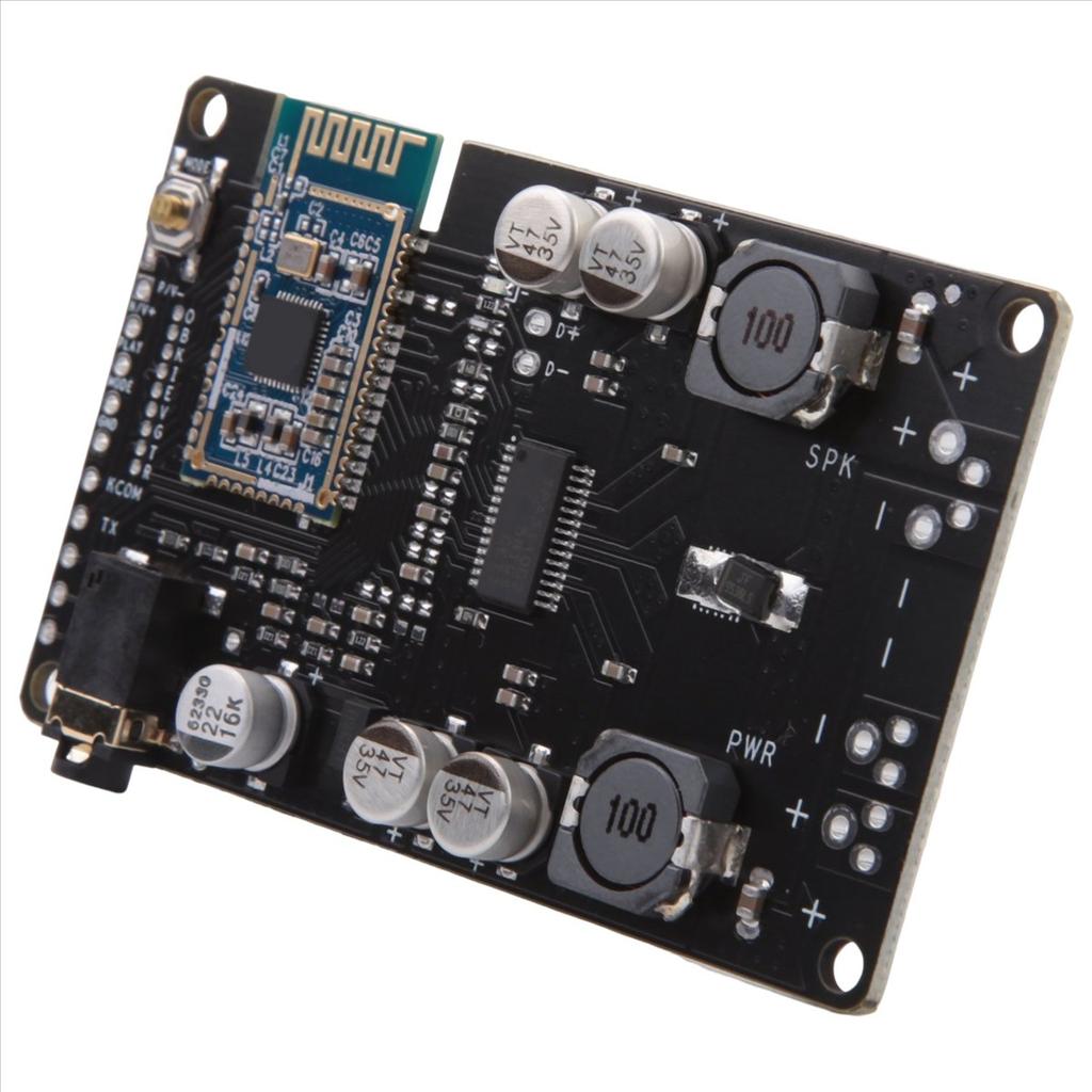 Bluetooth 5.0 Amplifier Board AUX 20W/30W Serial Port to Change Name Mono Stereo Module Amplificador (Support Call)