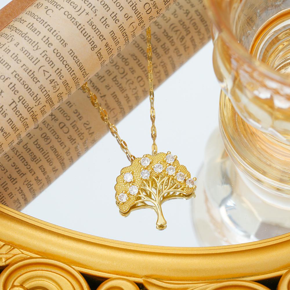 Titanium Steel Non-fading Necklace - European & American Style, Light Luxury, Versatile Korean Fashion, Perfect for Women and Girlfriend Gifts.