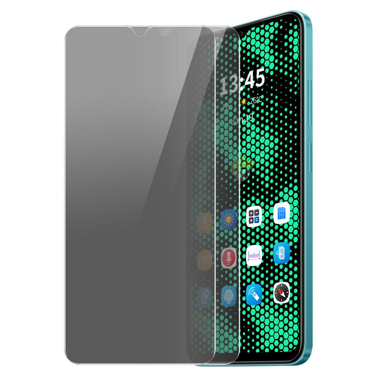 

ENKAY HAT PRINCE 2Pcs For Xiaomi Poco M6 5G Anti-Spy Screen Film High Aluminium-Silicon Glass Type A