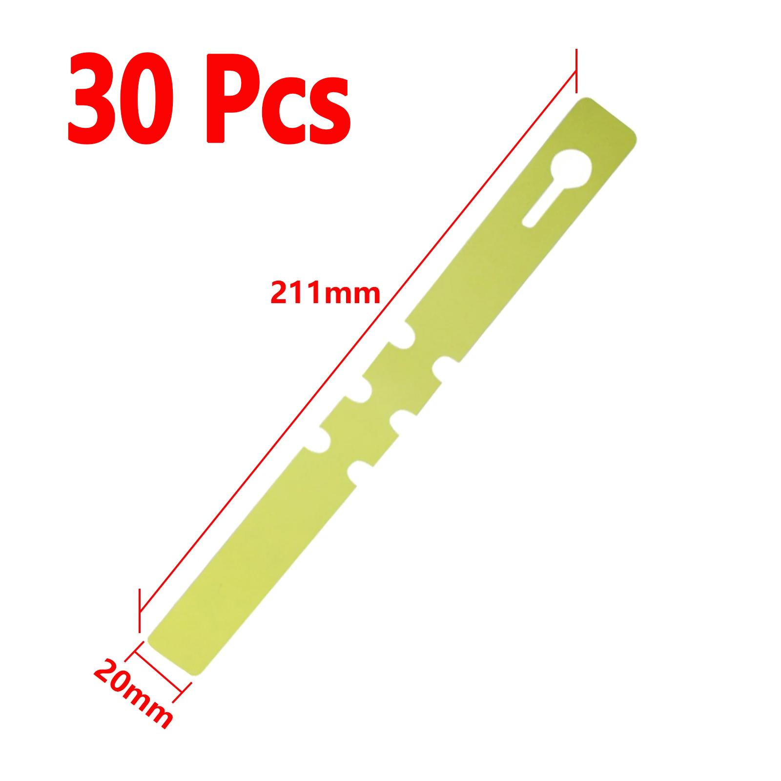 

30 шт. Садовий садовий ярлик для підвісних ярликів, висить дерево, саджанці, рослини, фруктові дерева, знаки, інструмент для класифікації швидкої картки жовтий