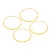 4PCS 20in Wheel Rim Protection Ring Wheel Edges Trim Tire Decoration Accessories Replacement For Tesla Model Y Yellow