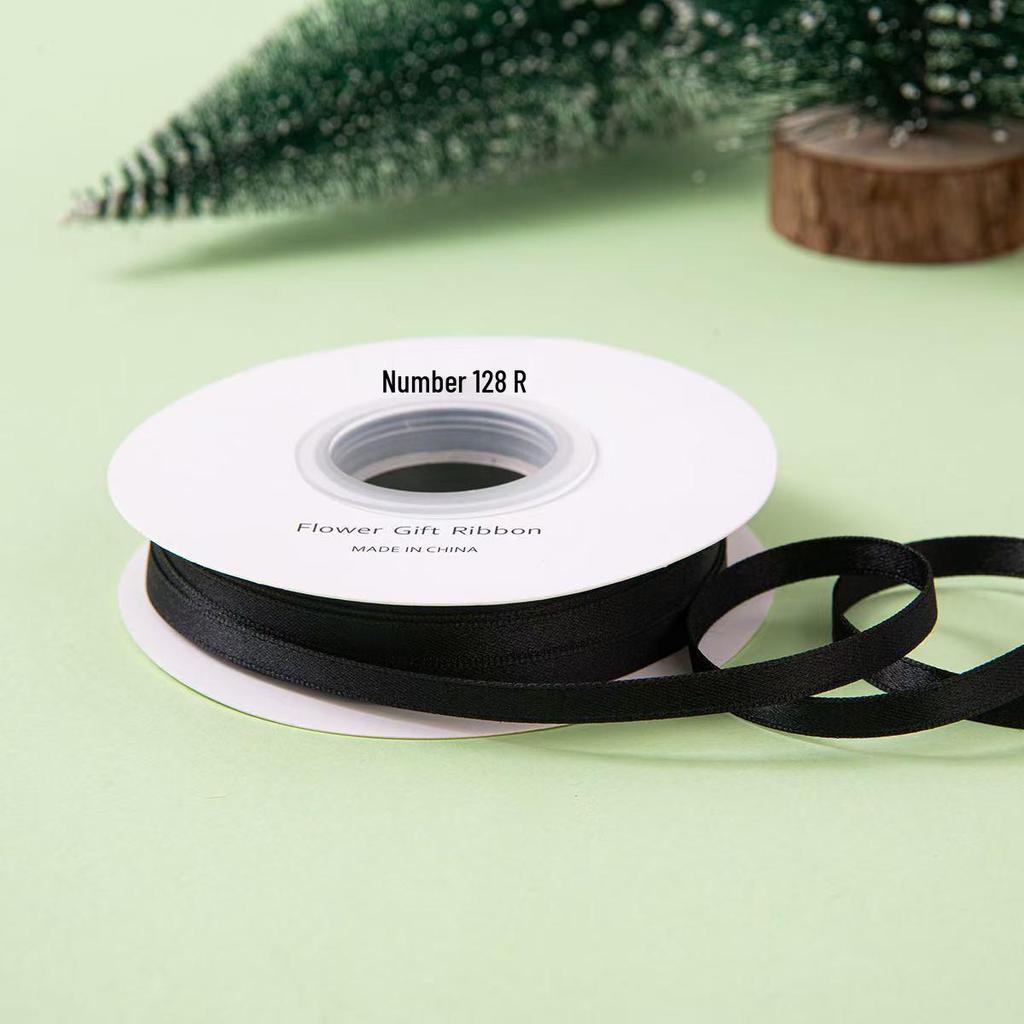 Korejská polyester-bavlna matná stuha pro DIY mašle a vlasové doplňky, 1 cm