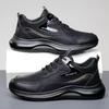 Shoes men's fashion soft soles with student running sneakers New leather casual men's shoes
