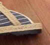 2025 Spring/Summer New Cotton Linen Striped Slippers - Fresh, Casual Design