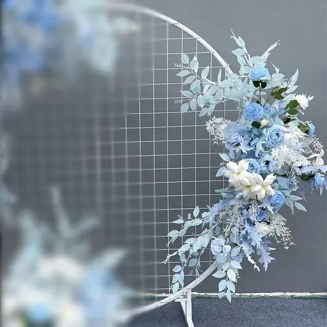 Champagne Matrimonio Fiori Artificiali Fila Feste Centrotavola Arco Decorazione Parete Finestra Sfondo Disponi Oggetti di Scena Foglia Appesa Floreale