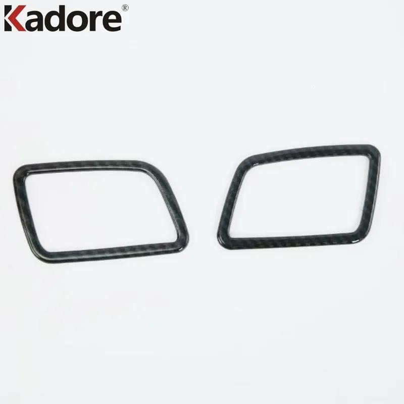 Car Front Upper Air Condition Vent Outlet Cover Trim For Honda CRV CR-V 2017 2018 Wood Grain Interior Accessories