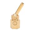 Female Thread Fountain Nozzle Brass Adjustable Water Spray Head with Valve for Pond3 4 25mm