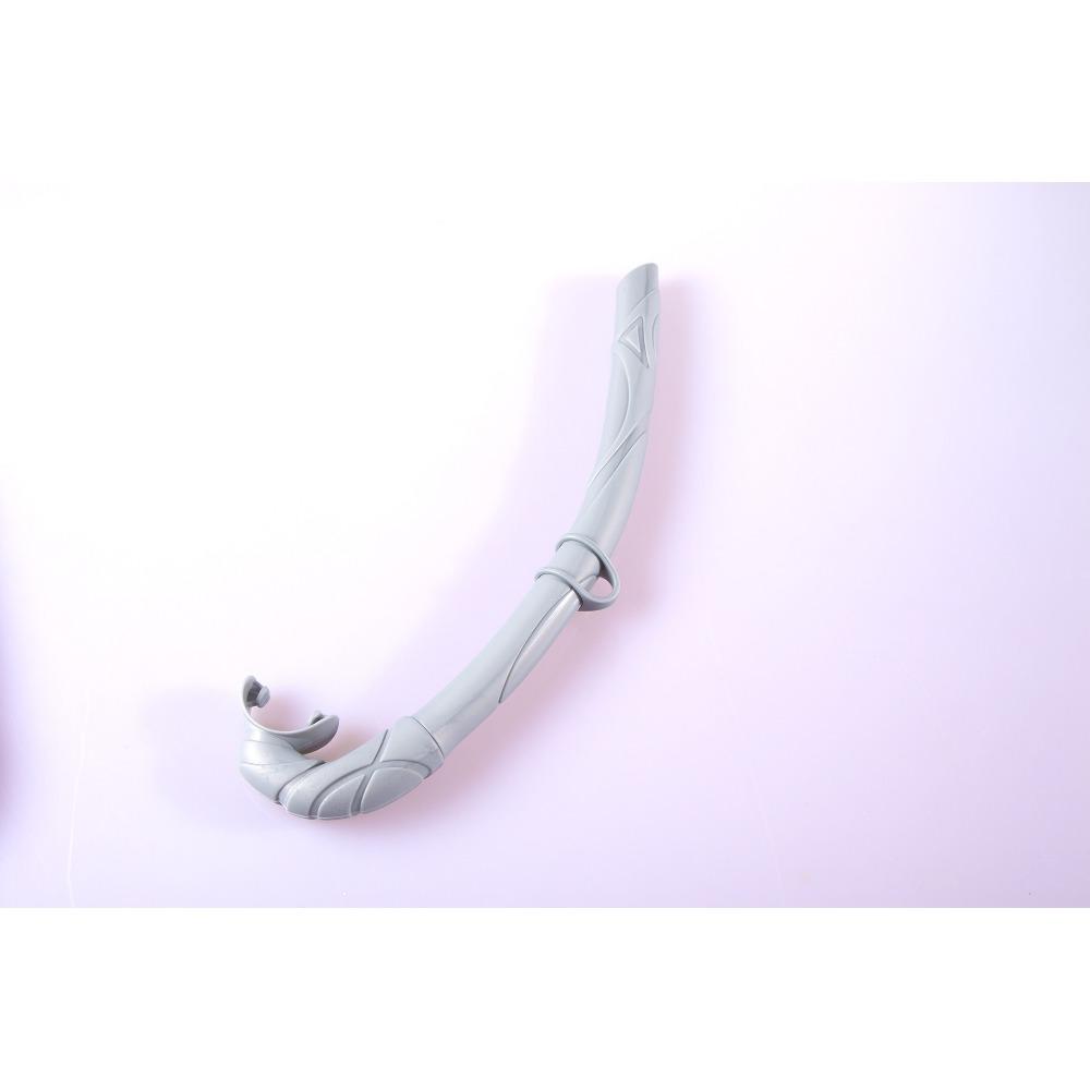 

Фридайвинг сноркелинг мокрый сноркель дыхательный аппарат трубка для дайвинга Silicone Material серый