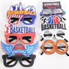 Plastic Basketball Eyeglass Basketball Glasses Frame Photo Booth Props Basketball Game Eyeglass Eyewear Gifts Women Men