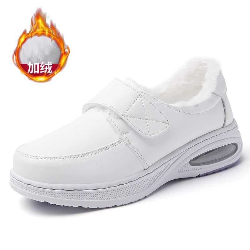 Air Cushion Nurse Shoes Women's Spring Summer Hollow Soft Sole Breathable Deodorant Non-slip Work Special Medical Shoes Spot