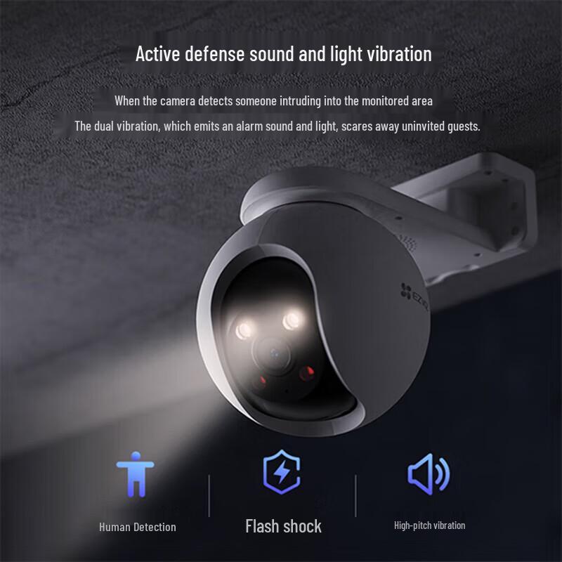 Ezviz H8 3MP 2K 4G LTE Outdoor PTZ AI Security Camera (CN version)