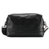 Leather Men's Bag Horizontal Small Crossbody Shoulder Bag, Top Layer Cowhide Trendy Business Casual Portable Shoulder Bag