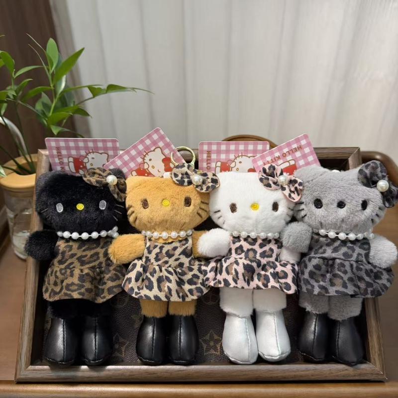 Cute Cartoon Sanrio Long Legs Hello Kitty Doll Keychain Pendant Backpack Hanging Ornament Decorative