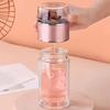 Borosilicate Glass Tea Water Separation Bottle Round Mouth Handhold Portable Bottle  Sports