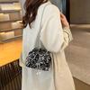 Fashion personalized sequined bucket bag women's new foreign style Korean version shoulder bag crossbody dinner bag tide fold