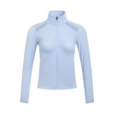 Cool Mesh Mode Bequem Trendig Schlicht Einfarbig Jacke Damen Jacke Hellblau 6007554-539