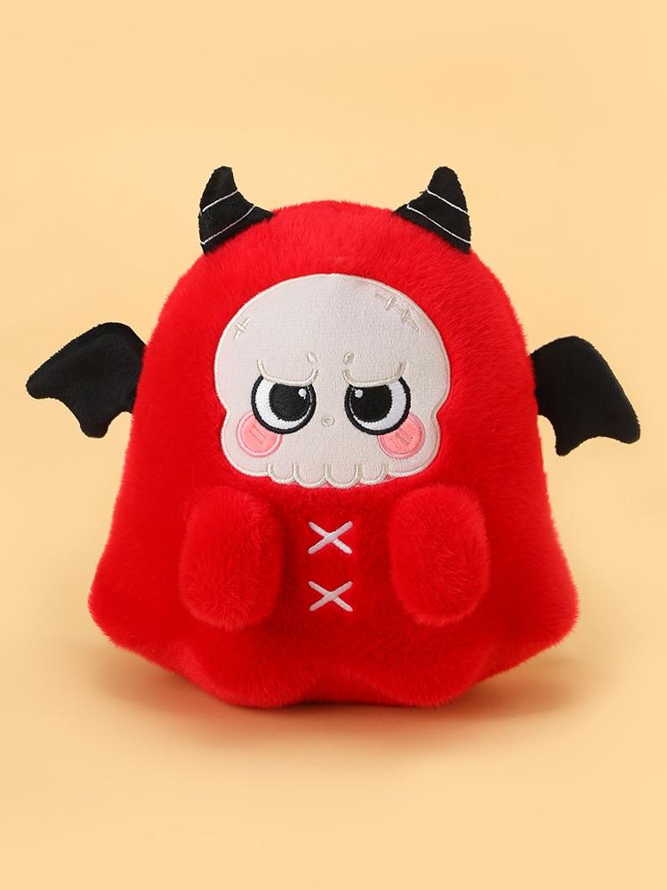 

25cm Adorable Spooky Holiday Devil Plush Toy Featuring Black Devil Plush Doll Gentle Stuffed Animal Toy Spooky Holiday Celebration Decoday Gifts 25cm красный