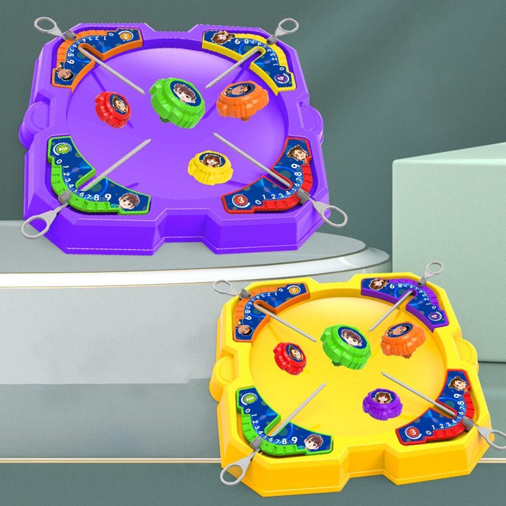 Large Burst Arena Exciting Multifunctional Spinning Top Arena With 4pcs Spinning Tops Multipurpose Gyro Disk Multiplayer