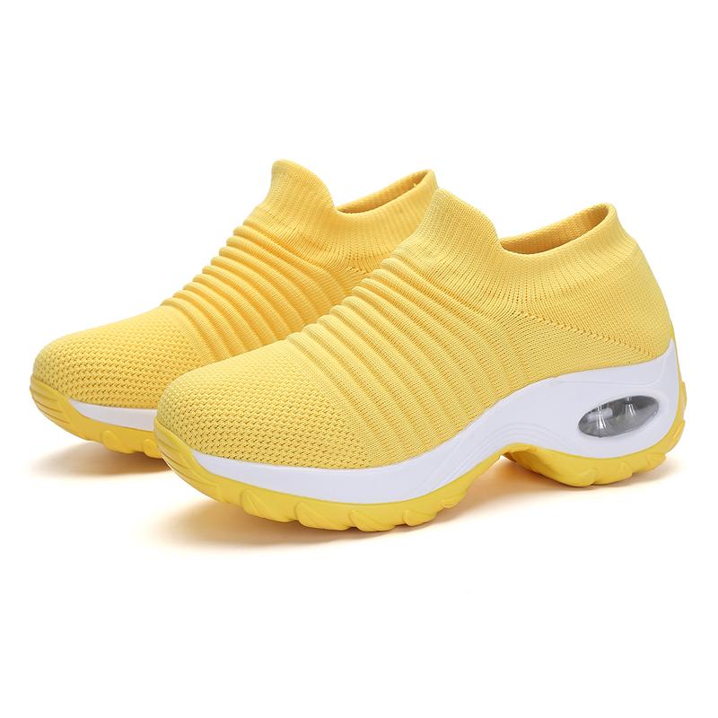 Dámské tenisky Boty Podzim Jaro Nazouvací Platforma Tenisky pro Ženu Prodyšné Síťované Ponožkové Tenisky Dámské Zapatos De Mujer WSH3777