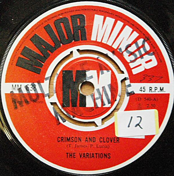 

7inch Record VARIATIONS Crimson And Clover MM638 Major Minor 1969 UK Reggae Ska Dub Used