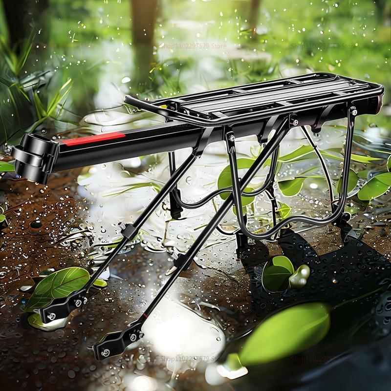 Bike Rear Shelf Bracket Quick Release Adjustable Bicycle Cargo Rack Luggage Carrier Cycling Accessories for Commuting Touring