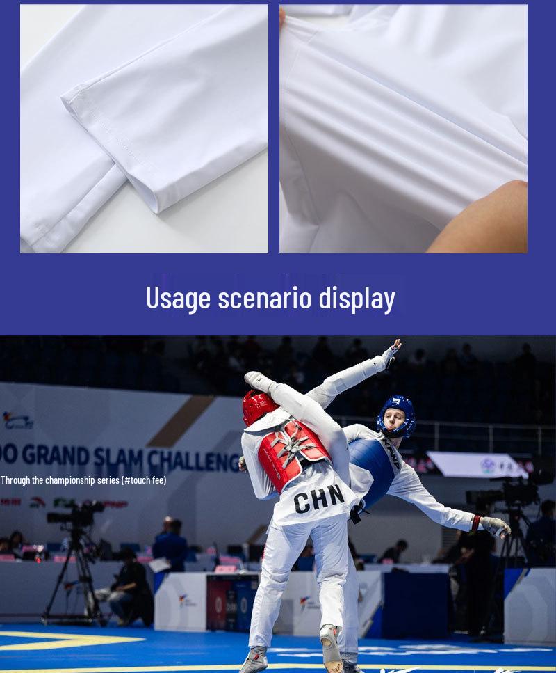 Customizable Martial Arts Uniform: Competition & Training Compatible with Dojo Logos