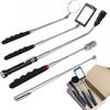 5-Piece Car Inspection Kit: Lighted Undercarriage Mirror, Telescopic Magnetic Pickup Tool, Reflective Chassis Mirror