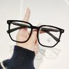 Large Frame Anti-Blue Light Eyeglasses with Myopia Option, Xiaohongshu Influencer Style