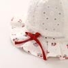 2026 Baby Girl Lace Mesh Bucket Hat - Spring/Summer Fisherman Style Sun Protection