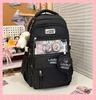 The schoolbag is high-value, fresh and cute, and the second-dimensional schoolbag has a large capacity.